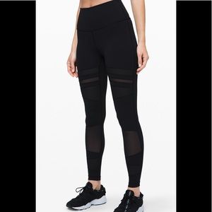 Wunder under high rise tight 28” mix and mesh